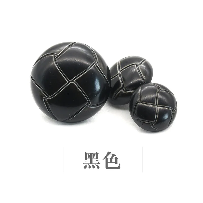 6 Stück runde Kunstleder-Schnalle, 15/18/23/25 mm, Kunststoffknopf für Kleidung, Jacke, Tasche, DIY, Mantel, Nähmaterial, Zubehör: 4 # / antikes Silber
