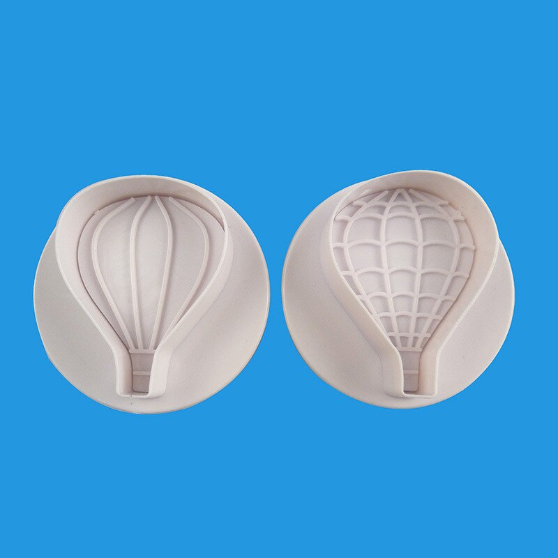 4Pcs/set Air Balloon Cookie Cutters Biscuit Cutter Set Fondant Embossing Plunger Cutter Cookie Cake Decorating Moulds Tools