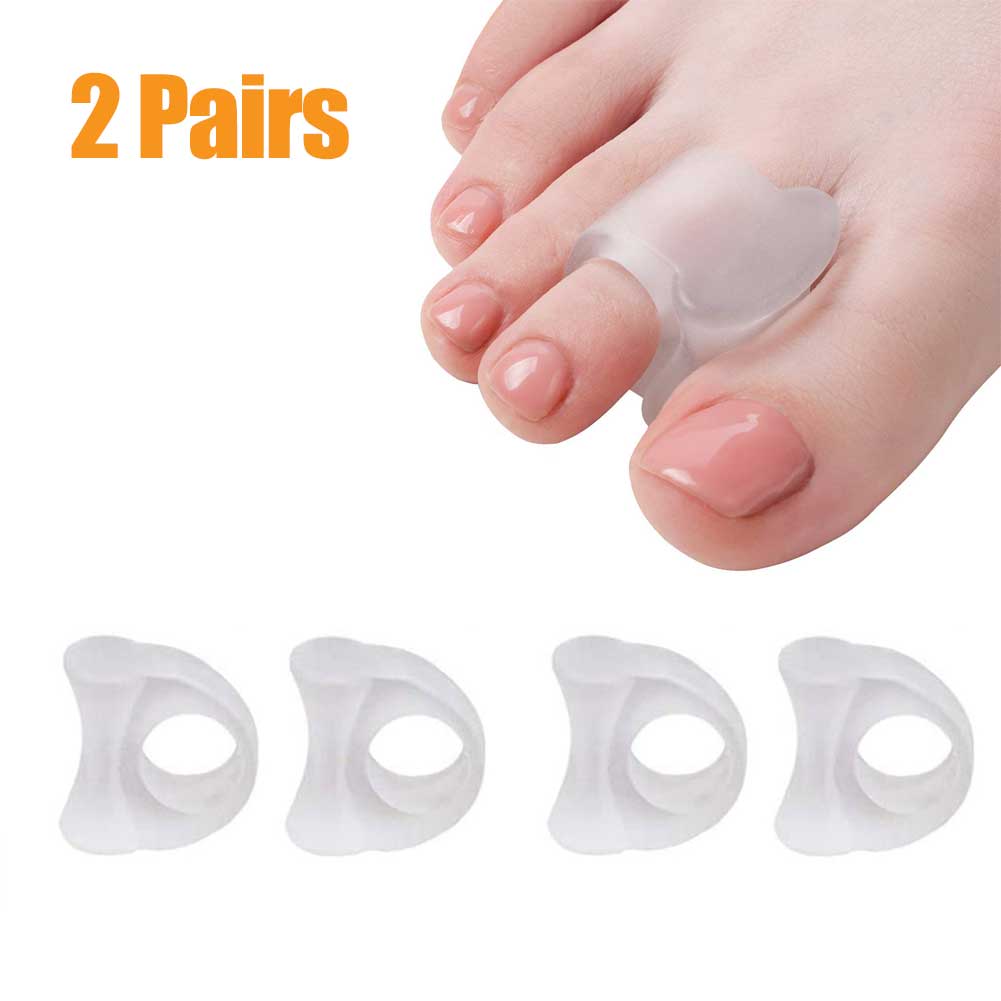 1-10 Pairs Silikon Zehen Separator Bunion Knochen Ektropium Teller Toes Außen Appliance Fuß Pflege Werkzeuge Hallux Valgus Corrector: Licht Grün