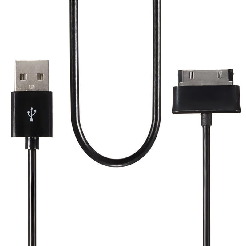 Czarny 1 M USB kabel robić ładowarki dane synchronizacja robić Samsung galaktyka tablet 2 7.0 "plus 7.7" 8.9 "10.1" 10.1 v P1000 P7300 P7500 N5100 N8000