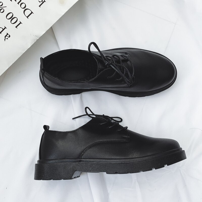 Män formella skor svarta delade läder sneakers business skor kostym skor bekväma klänning skor tonåring storlek 35-47