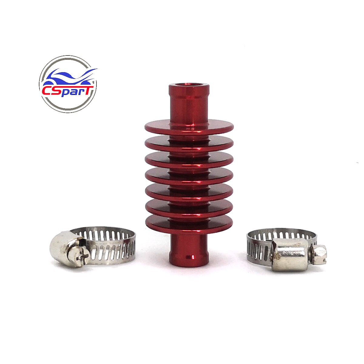 Radiateur en aluminium pour vélo refroidi à l'eau, 39CC 49CC MT A4 Blata KTM Polini ZPF, 58mm: Red