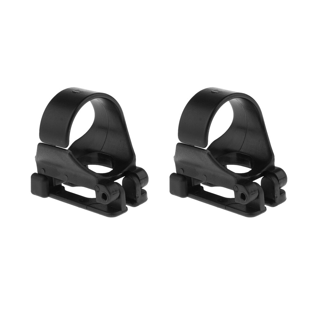 2Pcs Quick Release Plastic Snorkel Clip Keeper 1 inch Universal for Attaching To Mask Strap Swimming Diving Accessories
