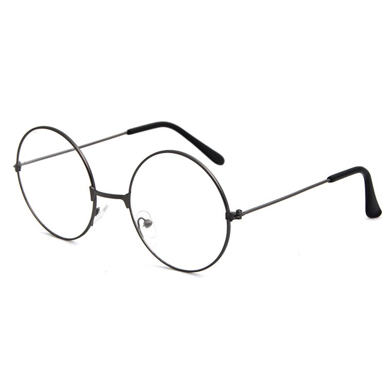Round Eyeglasses glasses frame men/women Transparent Metal eyeglass frame Black Silver Gold spectacles Eyeglasses: 5
