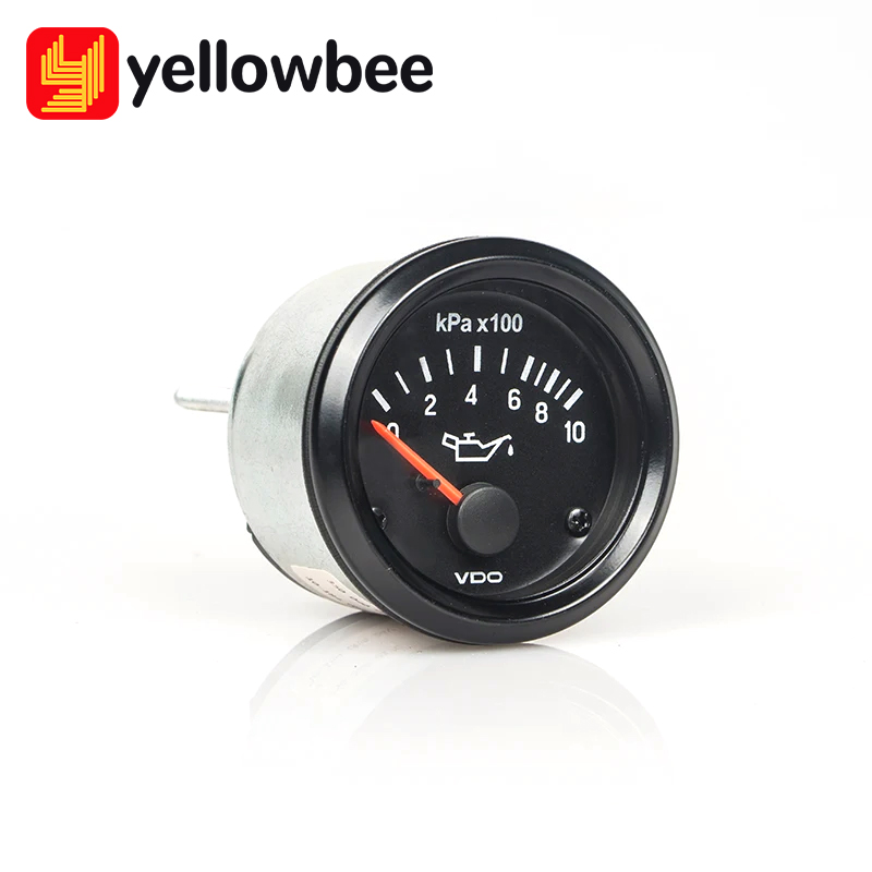 Pièces de moteur manomètre d'huile VDO mètre 12V 24V 0-500kPa 0-5bar accessoires de voiture