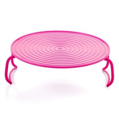 4 In 1 Magnetron Plastic Stand, Het EEN Lade, EEN Plastic Stacker EEN Deksel en EEN Koeling Rack: Roze
