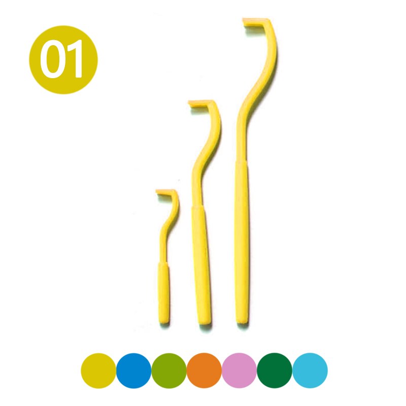 3pcs/lot Pet Cats Dog Tick Removal Tool Flea Louse Clipper Dual Teeth Cleaning Mites Twist Hook Remover Pet Supplies: 01