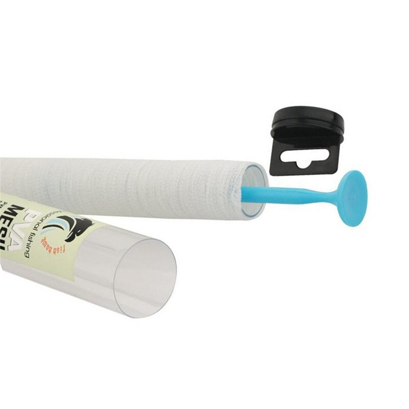 5m PVA Soluble Narrow Fishing Net Network Refill Stocking Bait Bag Water Dissolving Multifilament Mesh Fishing Feeder