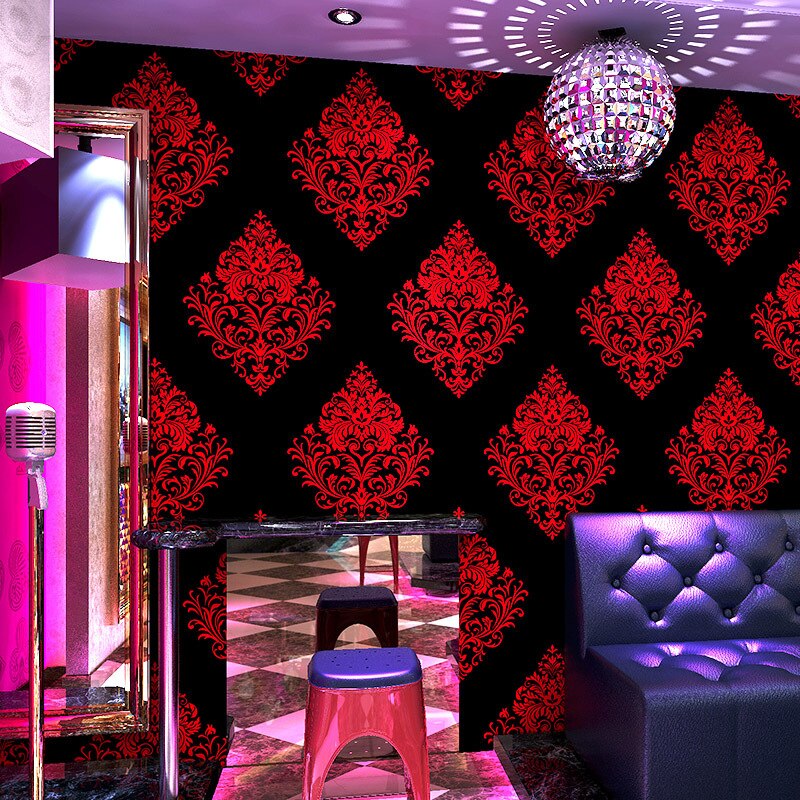 Ktv tapet karaoke hall flash væg klud 3d reflekterende speciel bar tema boks korridor europæisk baggrund væg tapet
