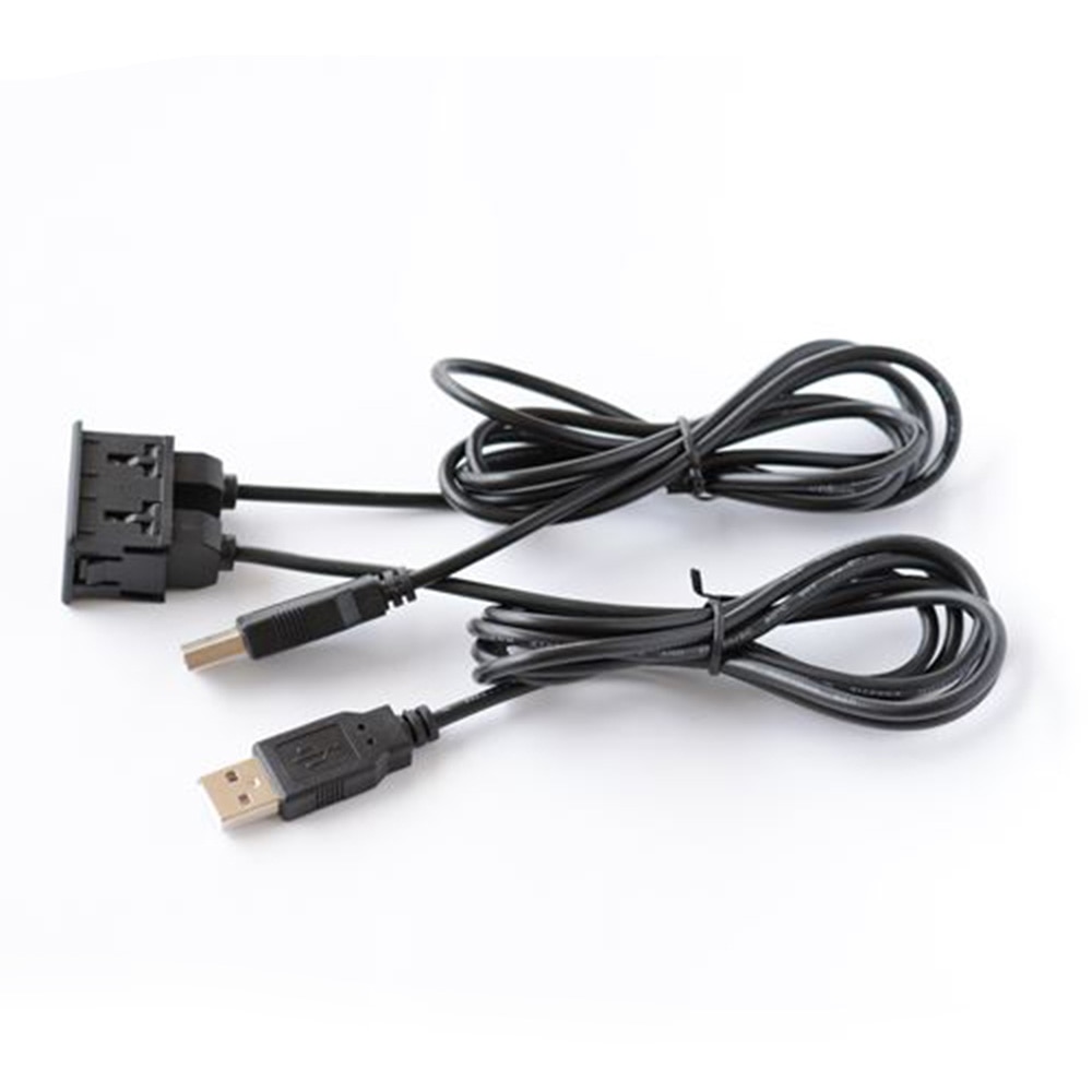 Cordon d'extension des câbles de batterie | Bateau de voiture, moto Interface USB double, connecteurs de câbles de batterie universels, panneau de montage de plomb