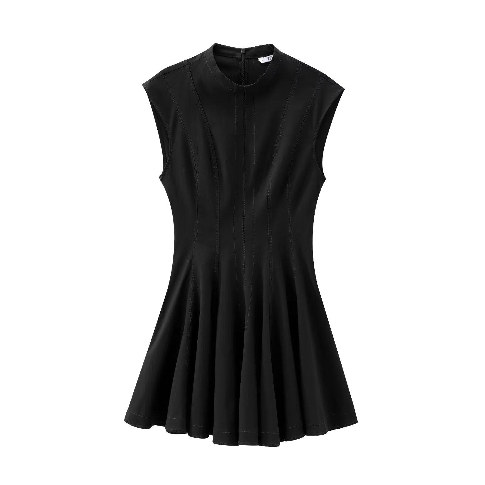 Tangada 2025 Frauen rot A-Linie Kleid ärmellos Damen sexy Kleid PH069: M / Schwarz