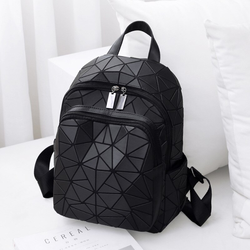 le dernier diamant treillis femmes sac à dos sac à main Kawaii gris lumineux voyage sac à dos filles garçons sacs d'école JC10171