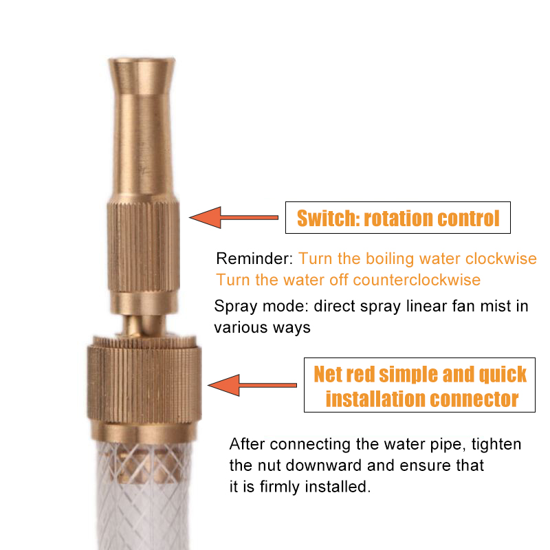 Sprinkler System Tools Adjustable Sprinkler Garden Hose Spray Nozzle Spray Sprinkler High Pressure Direct Spray Garden Hose