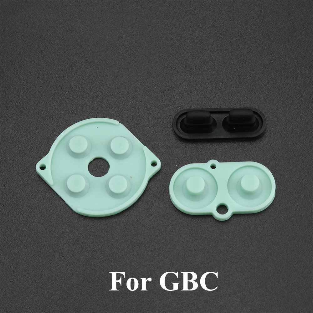 YuXi 2set Gummi Ersatz Silikon Leitfähigen Klebstoff Taste Pad tastaturen für Sony PS4 für PlayStation DualShock 4 Controller: For GBC