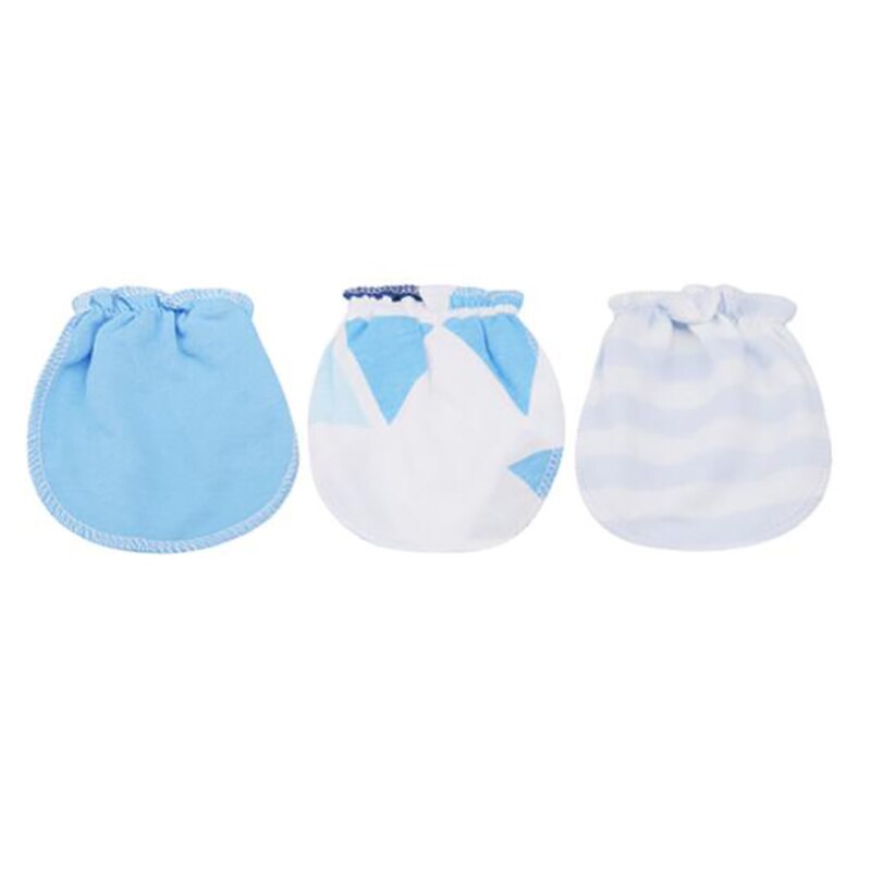 Babyvanter handsker super bløde handsker nyfødt dreng pige sikkerhedsridse vanter størrelse 0-6 måneder baby tilbehør 3 stk/sæt