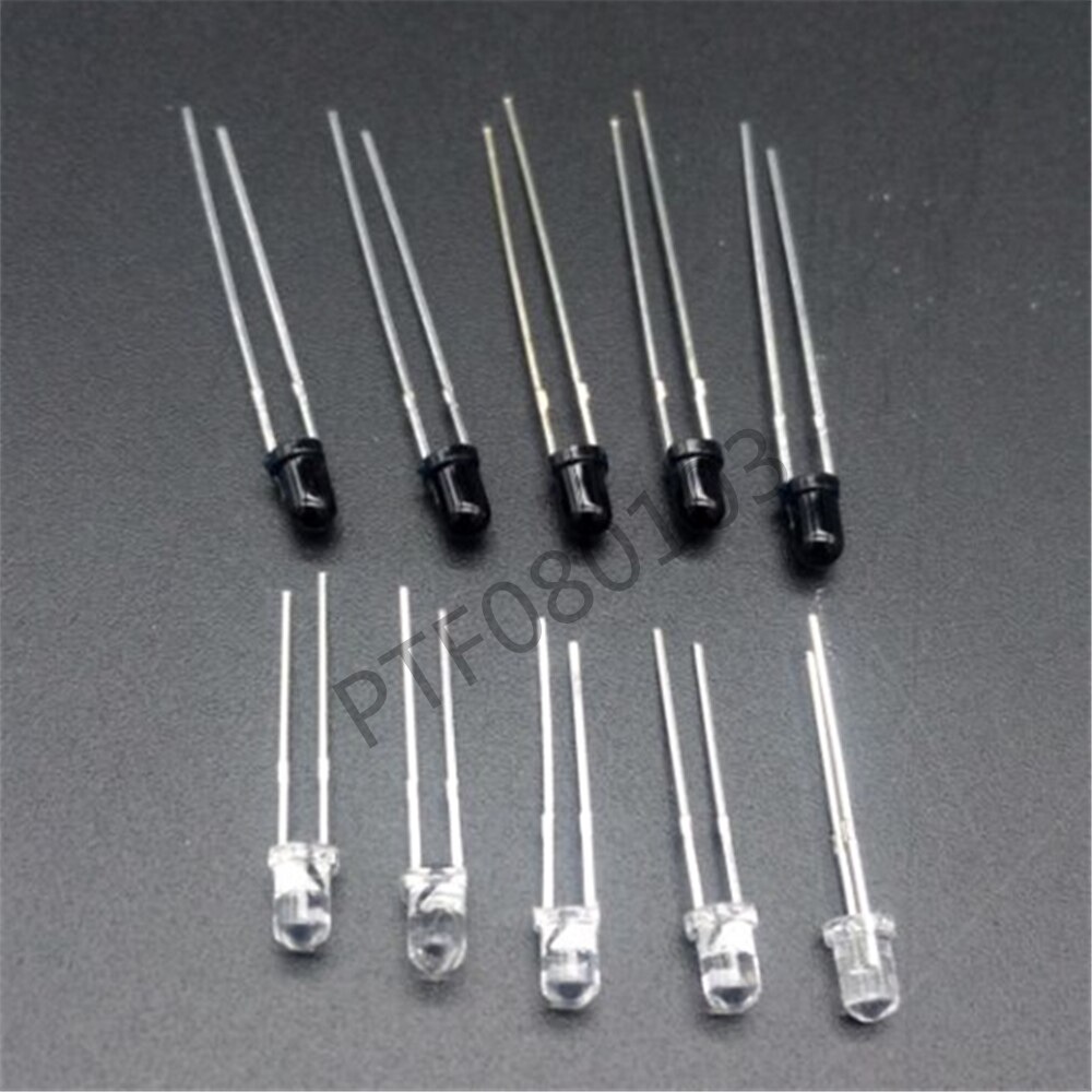 50pcs 3mm 5mm 850nm 940nm Ir Led Assorted Infrared Grandado