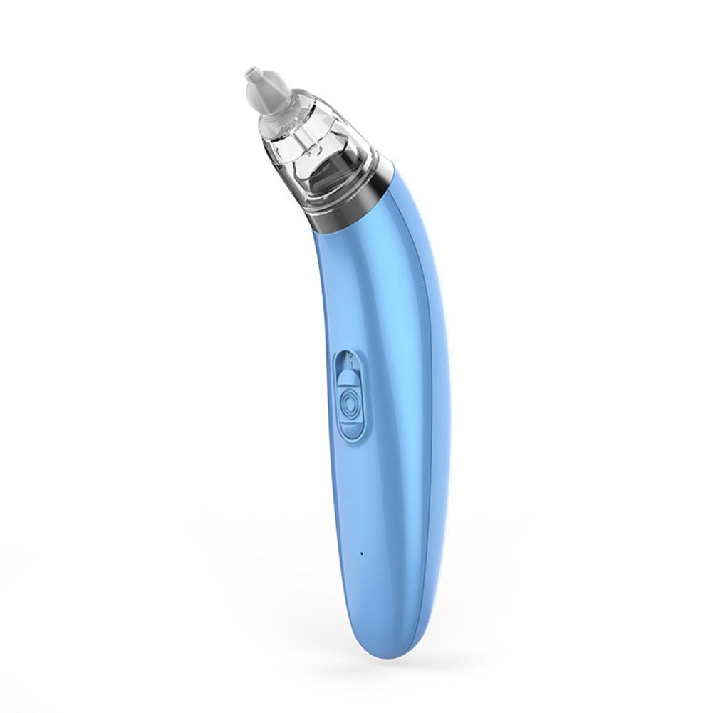 Dispositif électrique d'aspiration du nez pour bébé, nettoyant électrique pour le nez, dispositif de sécurité pour bébé, artefact de dragage du nez: Blue