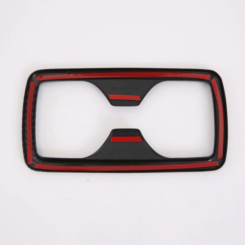 For Toyota Rav4 Xa50 Carbon Style Interior Rear Seat Water Cup Holder Frame Sticker Cover Trim Car Styling
