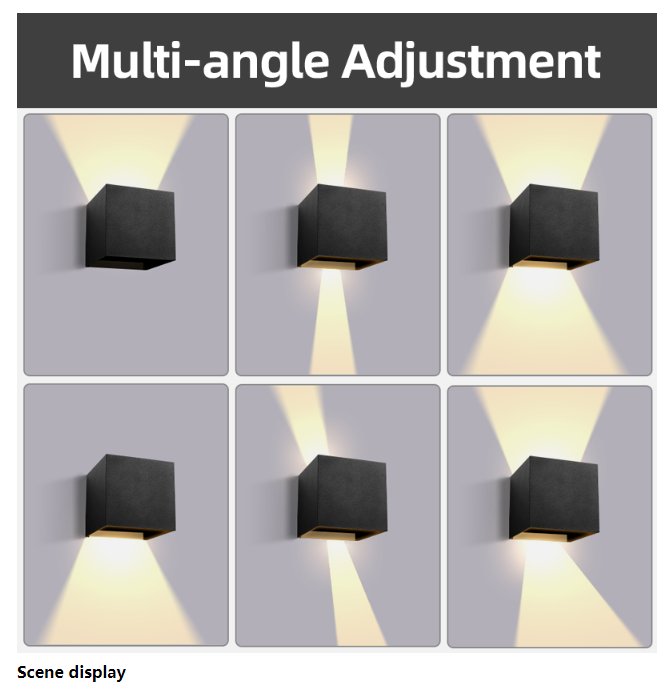 6W 12W Lampada Luminaria Led Aluminium Muur Lightrail Project Vierkante Led Lamp Bedrakamer Slaapkamerverlichting
