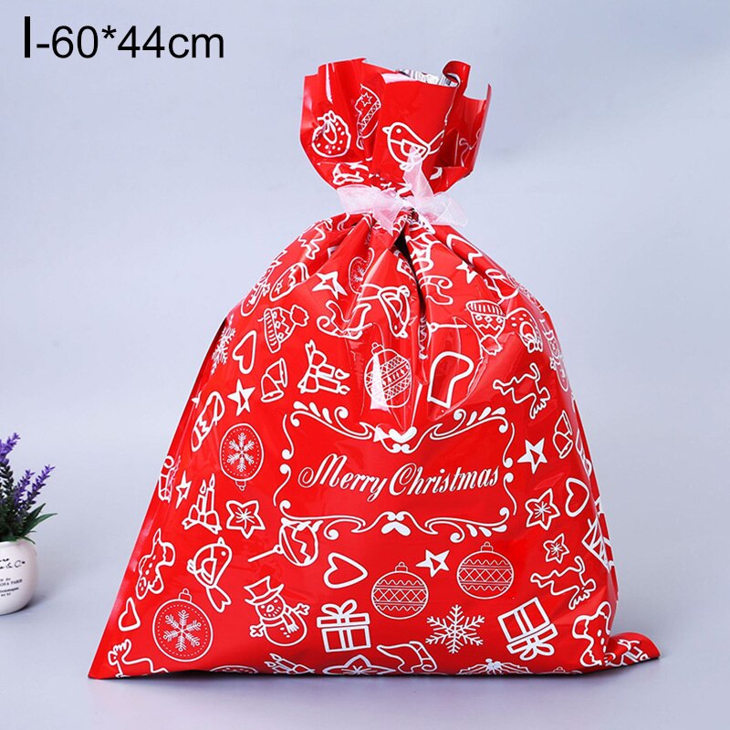 Kerst Cadeau Zakken Leuke Diverse Stijlen Goody Bags Cadeaupapier Feestartikelen Voor Kerst Candy Tas Met Linten: I
