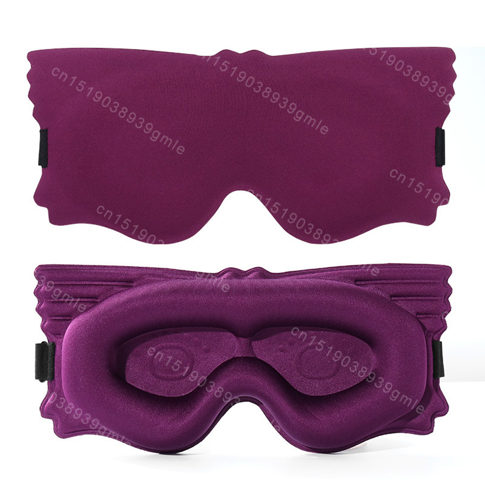 3D Slaapmasker Verduisterend Slapen Oogmasker Ogen Cover Reizen Slaapmasker Draagbare Blockout Licht Slaapmasker Ademende vulling: Oranje