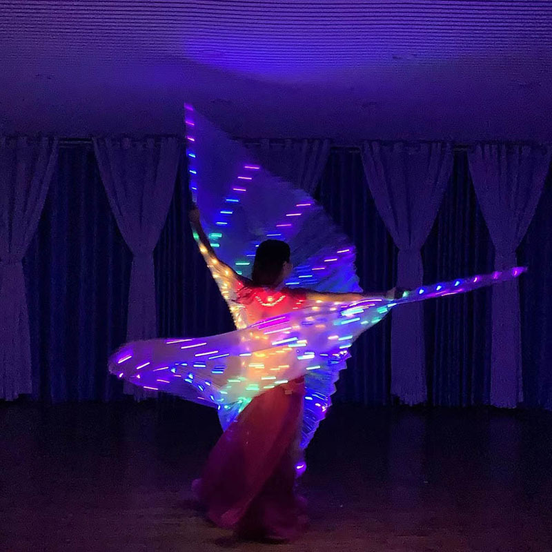 Ailes Led lumières papillon Led ailes Led mariée mariage fou fête de mariage temps fête de mariage Rave accessoires Alas Luces Led
