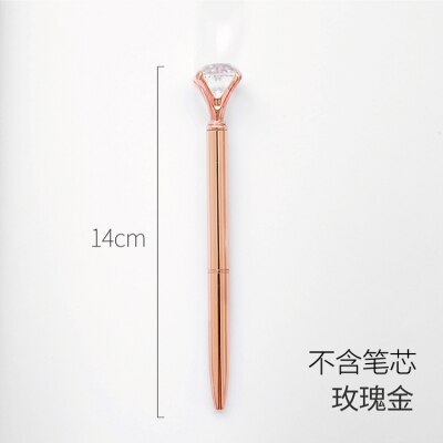 Korea gold diamond pen crystal pen queen Scepter ballpoint pen