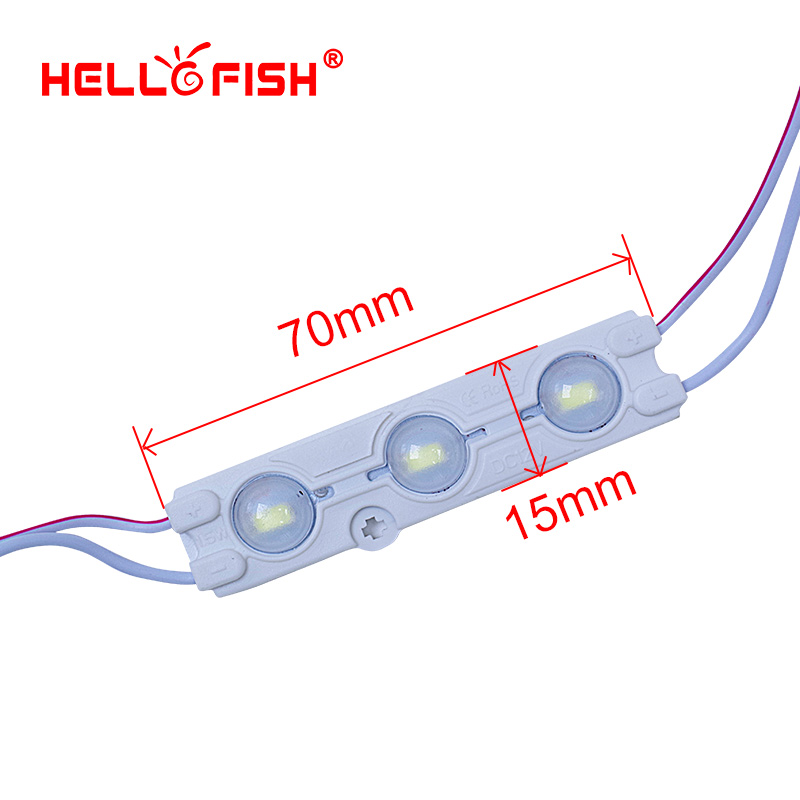 Hello Vis 20 stks DC12V 5630 3 LED Modules Gevuld met Plastic Wit/Warm Wit met Tracking Nummer