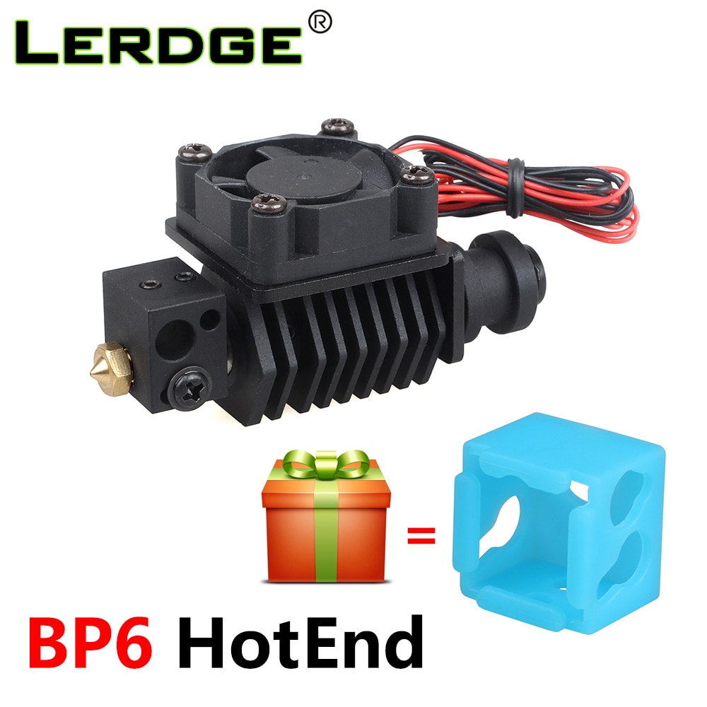 LERDGE 3D Printer BP6 Hotend Kit J-head Extruder Parts 0.4mm 1.75mm Nozzle High Temp and Low Temp Replace V6 Accessories