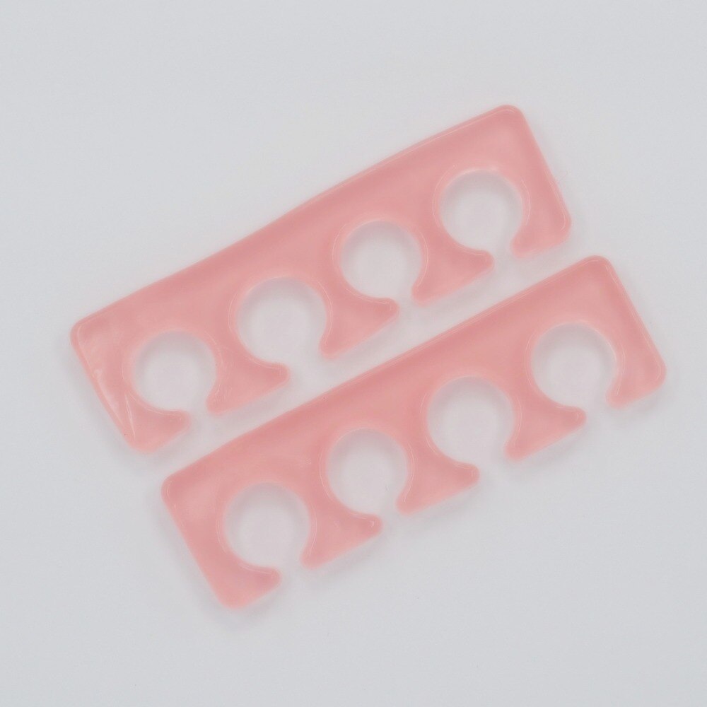 Wuf 2 Stks/pak Soft Form Toe Separator/Finger Spacer Voor Nagels Pedicure Nail Tool +