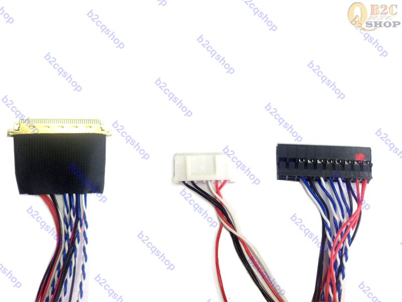 I-PEX 20453-20455 40Pin D6 1ch 6biy LVDS Kabel voor 10.1/14/15.6 LED Display/Scherm /panel