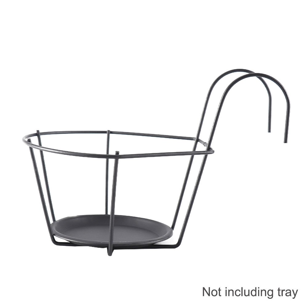 3Pcs Sterke Lager Makkelijk Schoon Display Rack Woonkamer Stabiele Outdoor Plant Stand Met 2 Haken Terug Ondersteuning Ijzer art Moderne