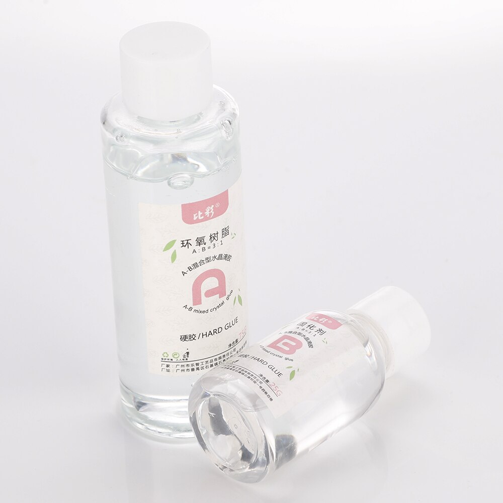 AB Glue High Adhesive Transparent Mixed Crystal Glue Resin 3:1 Solvent Resistance DIY Jewelry Making Epoxy Adhesive