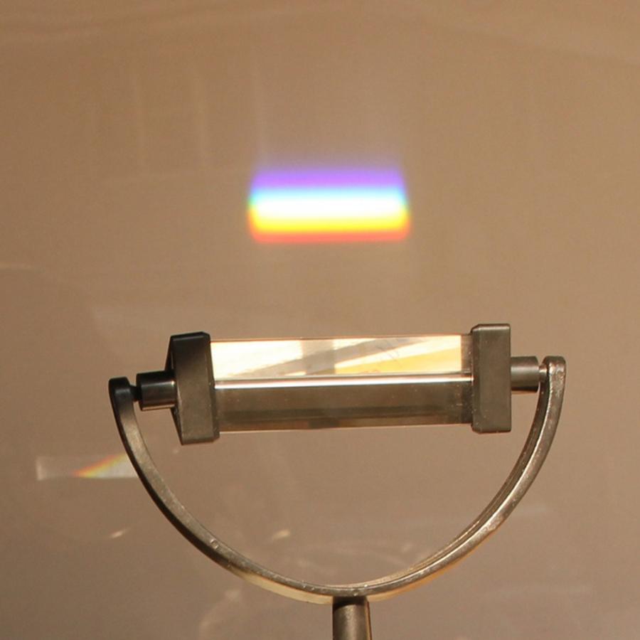 Prisma Triangular de estación total con soporte física espectro de luz cubo de vidrio topografia instrumentos