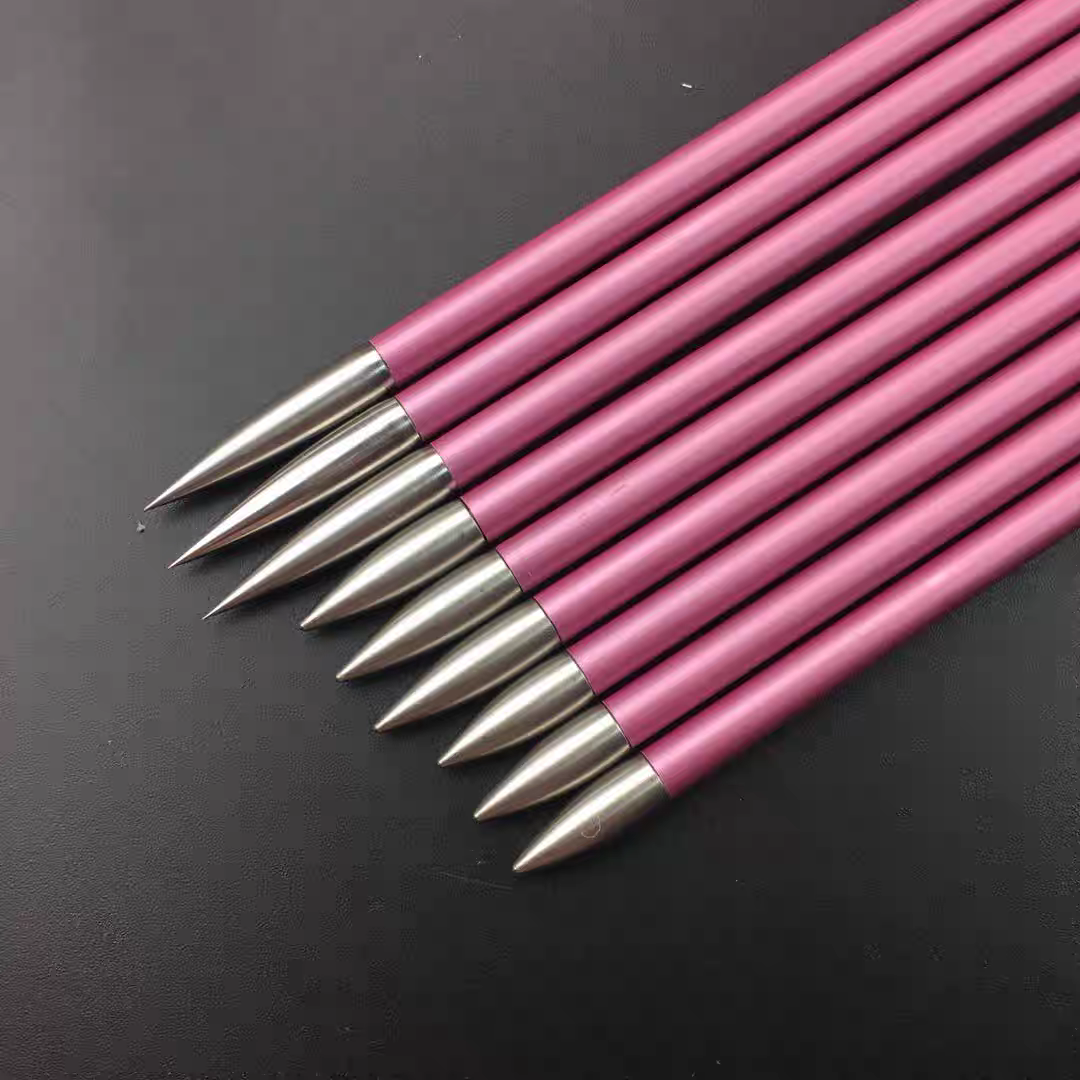 Stalen boogschietpunt van 80/100/120/150/200 grain, broadhead voor pijlschachten van  id4.2mm inch, doe-het-zelf accessoires voor boogjacht en schieten.