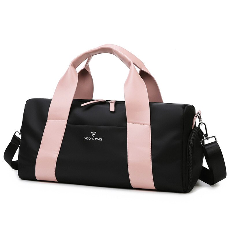 Stijl Sport Gym Handtas Voor Vrouwen Fitness Zwemmen Training Bag Vrouwelijke Tennistas Racket Tas Met Schoenen Pocket