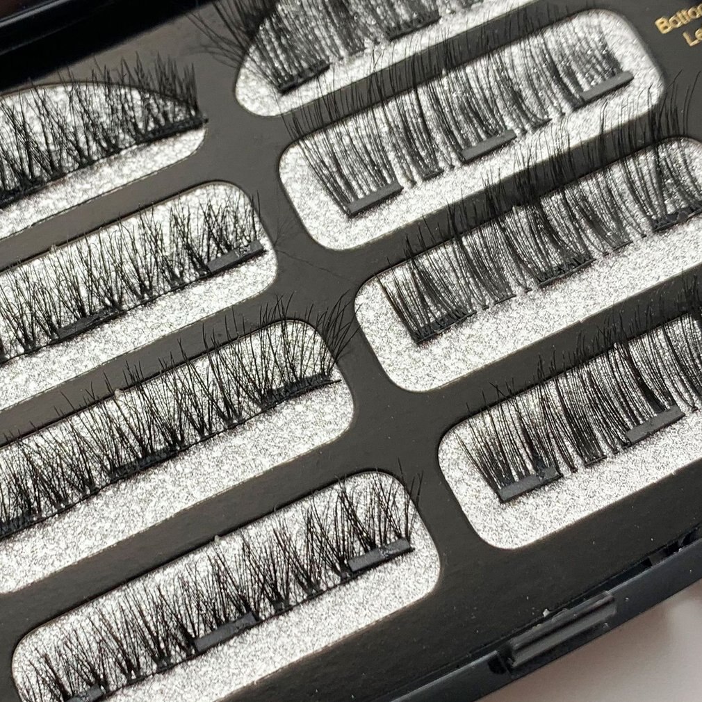 Magnet Falsche Wimpern High-end-Faser Dauerhaft Wasserdicht Leicht Zu Bedienen Weibliche Magnet Falsche Wimpern Mit Clip