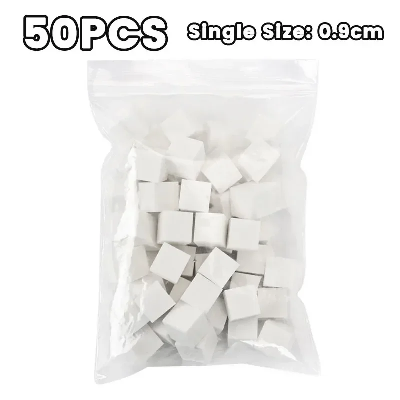 mini spugna quadrata per chiodo arte con 4 artigli Spugna per unghie impostato di afferrare in metallo Spugne sfumate per fard multiuso Strumenti per manicure di bellezza: verde