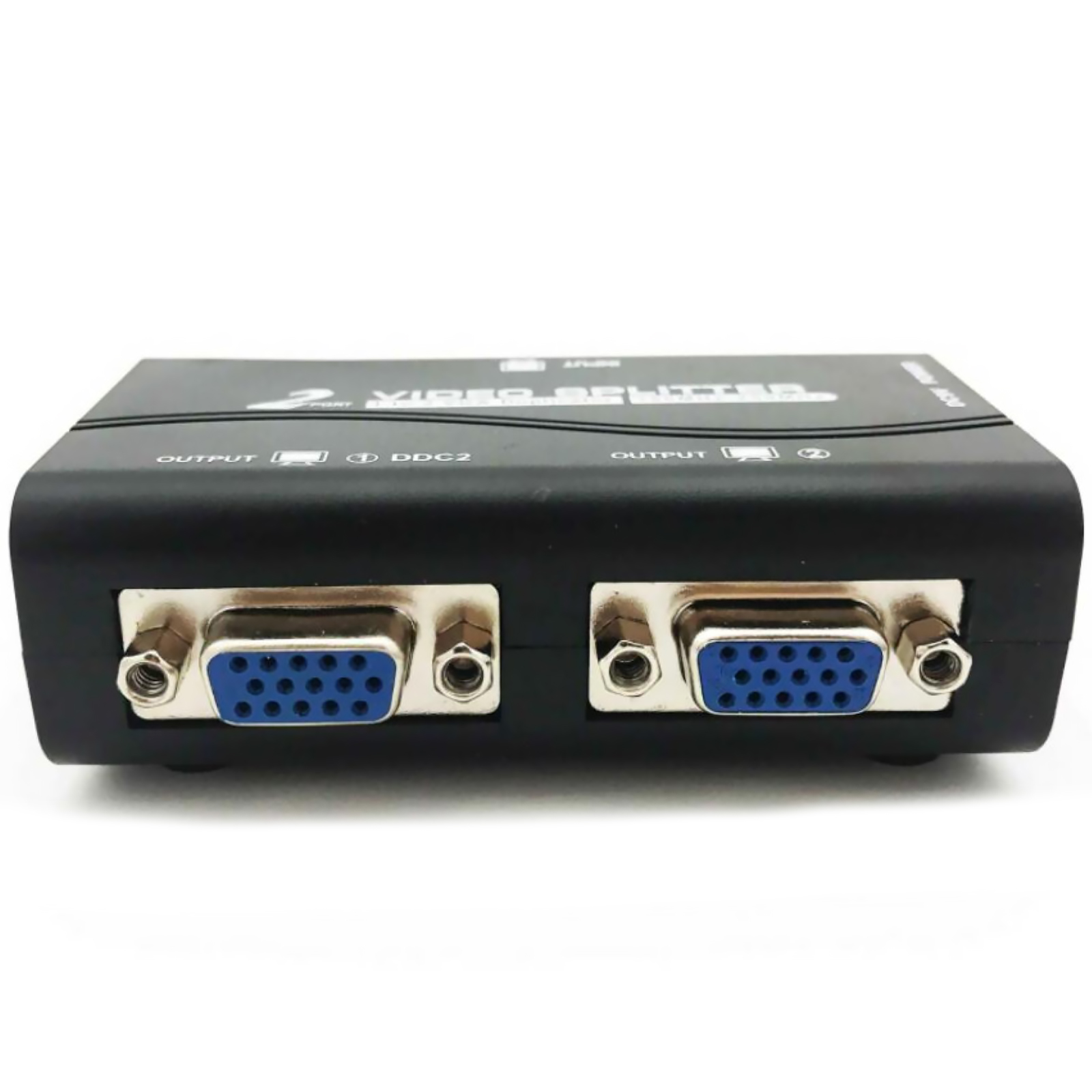 1 Pc Naar 2 Monitor 1 Tot 2 Poort Split Screen Vga Video Splitter Duplicator Adapter Met Voedingskabel 65M Afstand 1920X1440