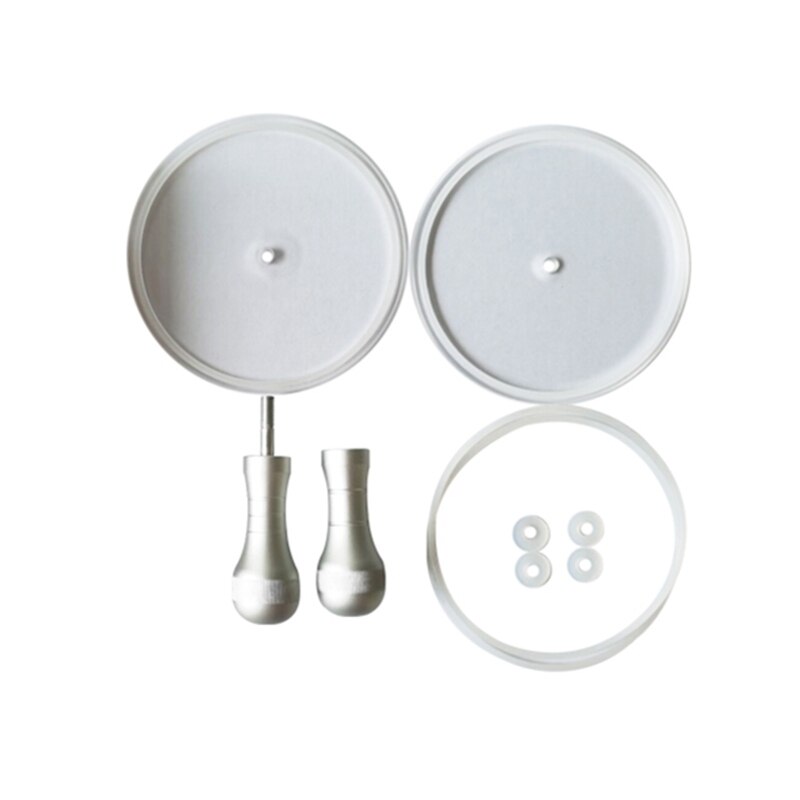 LP-Abrazadera para limpiador de discos de vinilo, mango de aluminio, Protector de etiquetas de registro, herramienta de limpieza acrílica impermeable