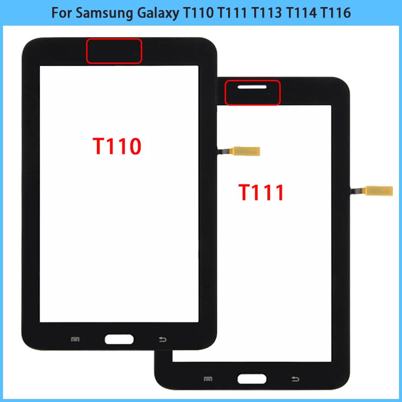 For Samsung Galaxy Tab 3 Lite T114 T116 Touch Sensor Glass Digitizer T110 T111 T113 Touch Screen