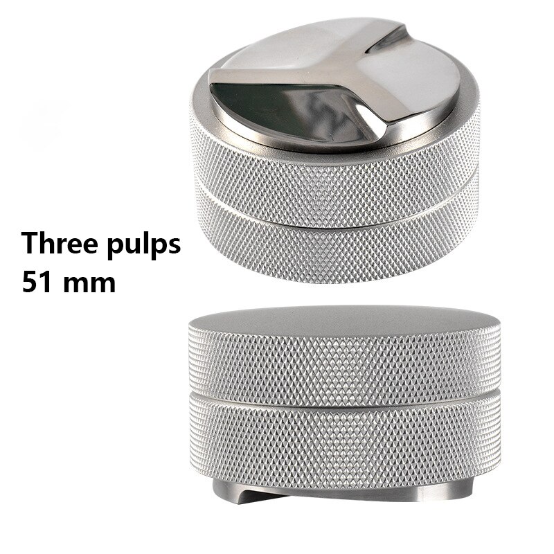 58/53MM Coffee Silicone Pad Tamping Mat Coffee Espresso Tampering Latte Art Pen Tampers Holder Coffee Accessories Machine: 51 Grey Three pulp