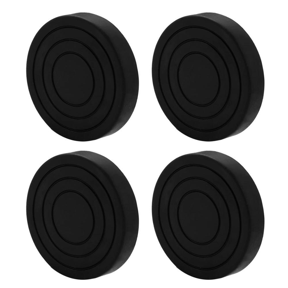 Washing Machine Anti-Vibration Pads Heavy Duty Washer Dryer Pad Furniture Non Slip Raise Height Feet Floor Protectors Mat: Black