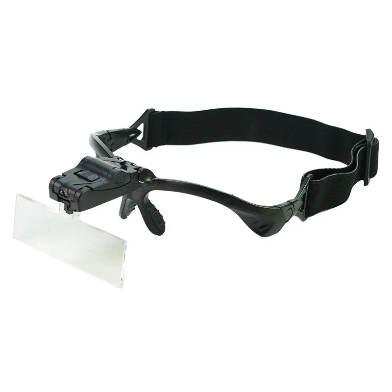 Lunettes loupe, 1X 1,5X 2X 2,5X 3,5X lunettes loupe, 5 pièces lentilles serre-tête loupe pour la lecture