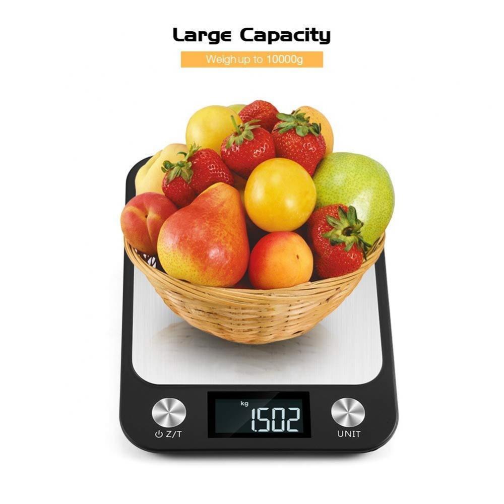 Digital Scale Ultra Thin Digital Electronic Weight Scale LCD Display Kitchen Digital Scale Measure Tool