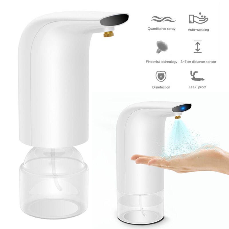 Automatic Induction Sprayer Infrared Intelligent Hand Induction Alcohol Sterilization Spray Soap Dispenser Bathroom Hardware