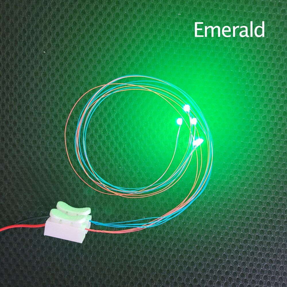 verdrahtet LED Smd 1206 3v LED Lampe Modelle Zug Vor-gelötet Mikro Litz für Zug Eisenbahn Landscapehobby Modell Bausatz Eisenbahn Beleuchtung