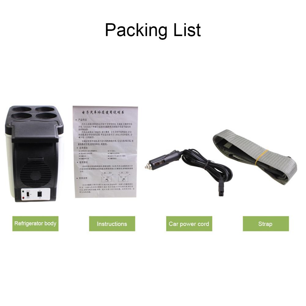 Thermo-elektrische Mini Koelkast Cooler Warmer Voedsel Heater Drank Koeler Voor Auto Home Reizen 12V