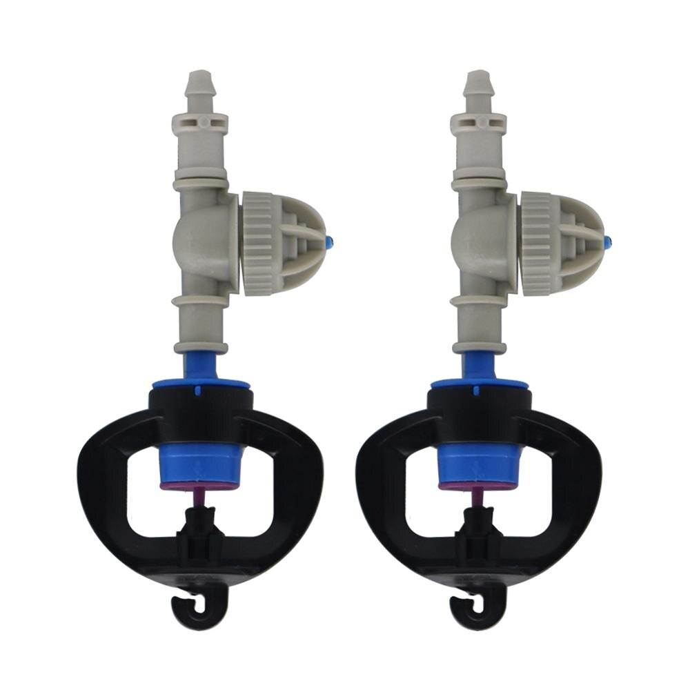 Hanging Rotary micro-nozzle Greenhouse sprinkler Agriculture Humidifying cooling Atomizing Sprinkler sprayer 5 Sets