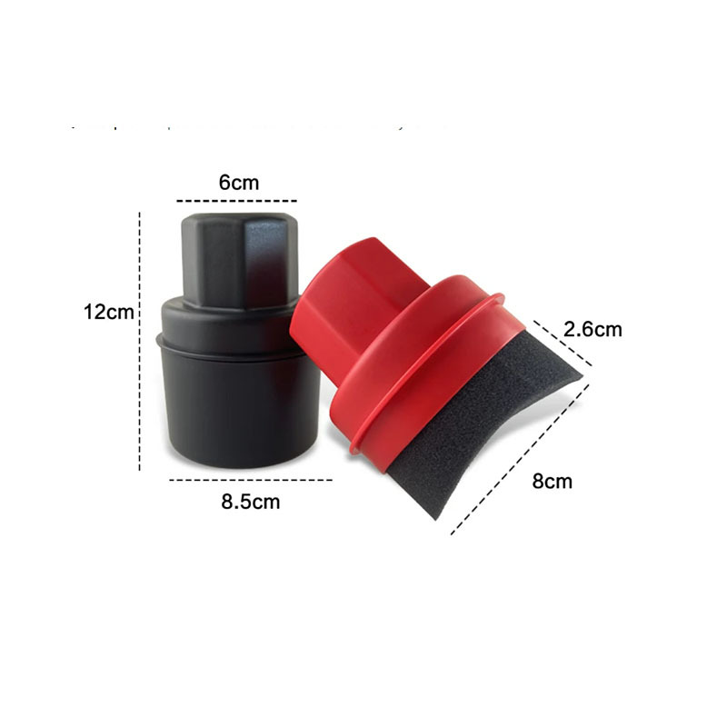 Autowiel Polijsten Waxen Gebogen Band Sponsborstel Met Cover Band Schoon Contour Dressing Applicator Pads voor Auto-accessoires